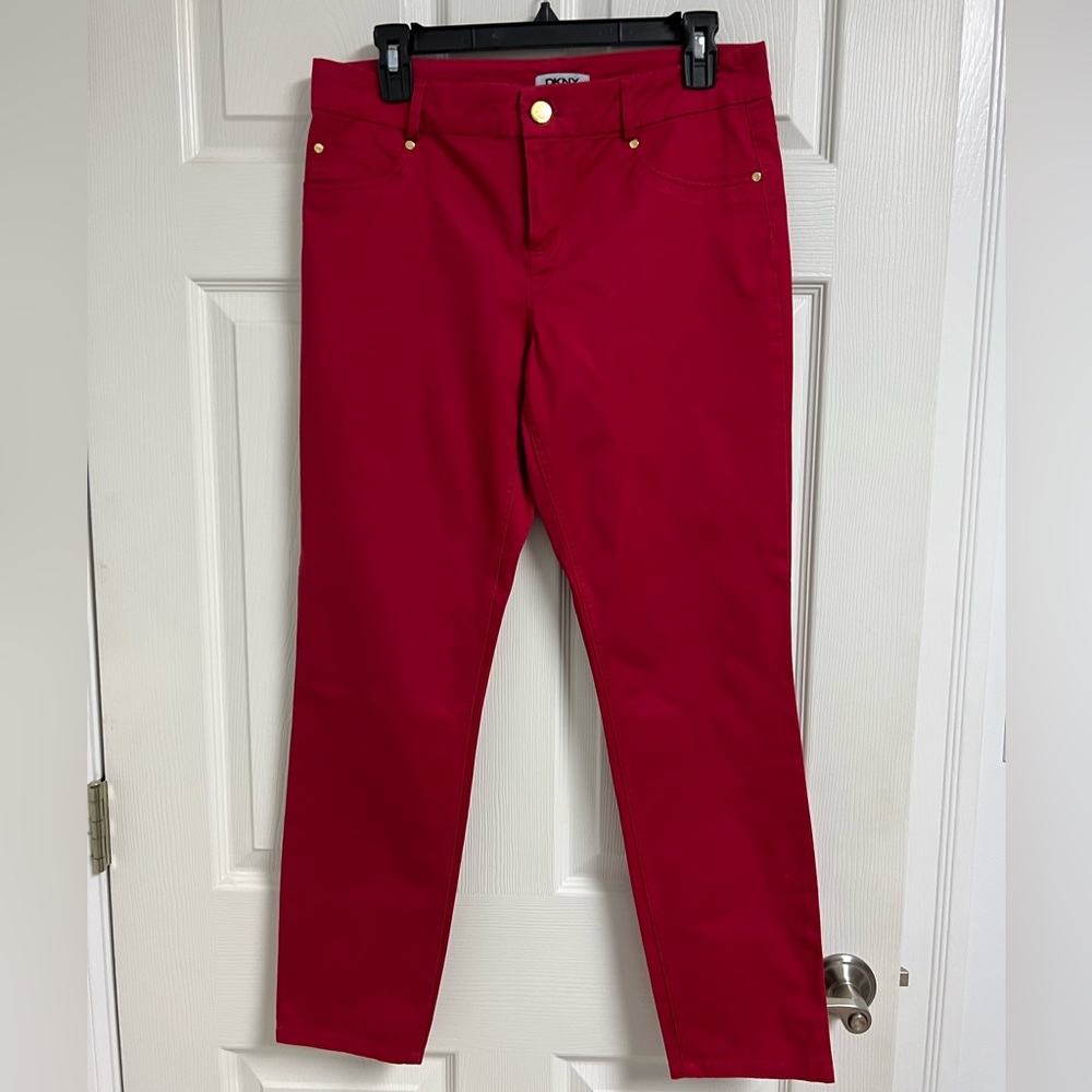 DKNY red pants